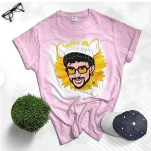 Bad Bunny Bleached Shirt - Bad Bunny Sunflower T-Shirt - Trending Shirt, Family